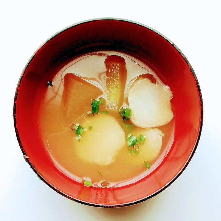 里芋と冬瓜の味噌汁